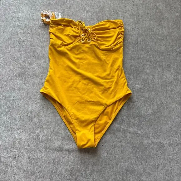 NWOT Melissa Odabash Beijing Swimsuit in Apricot - Picture 6 of 8